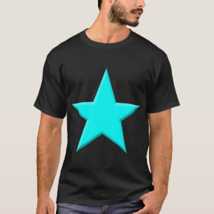 Star - Cyan T-Shirt