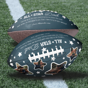 Star Dad Fathers Day Keepsake American Football