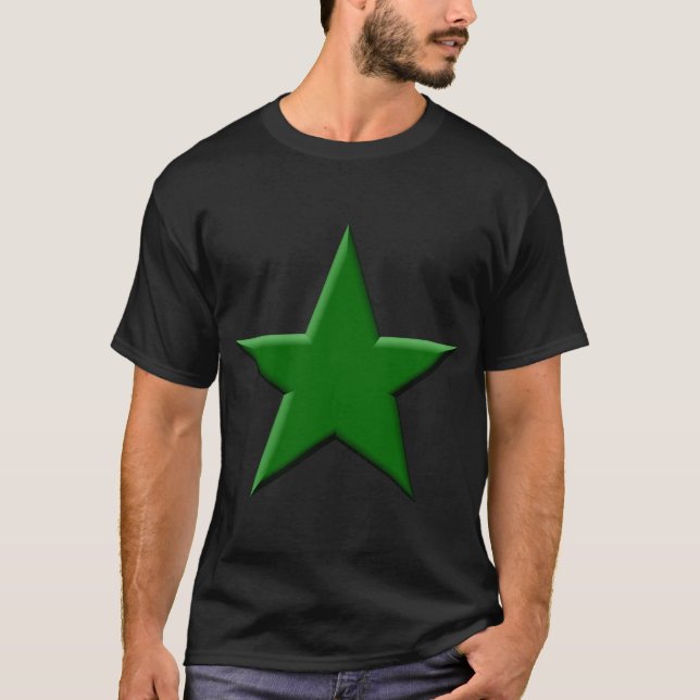 Star - Dark Green T-Shirt (Front)