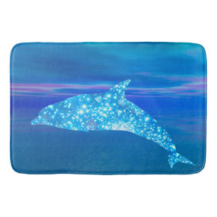 Star Dolphin Bath Mat