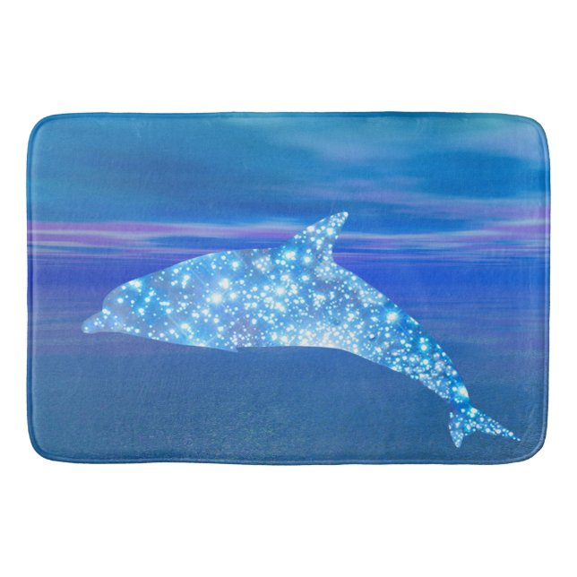 Star Dolphin Bath Mat (Front)