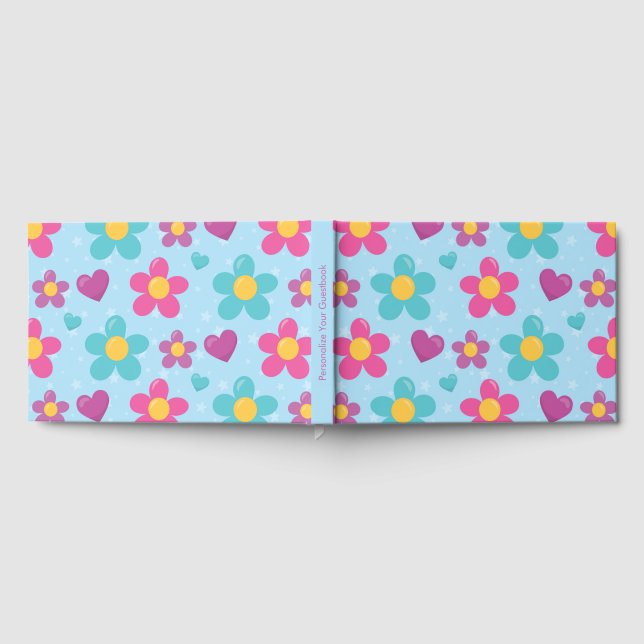 Star-Dusted Blooms Guest Book (Full)