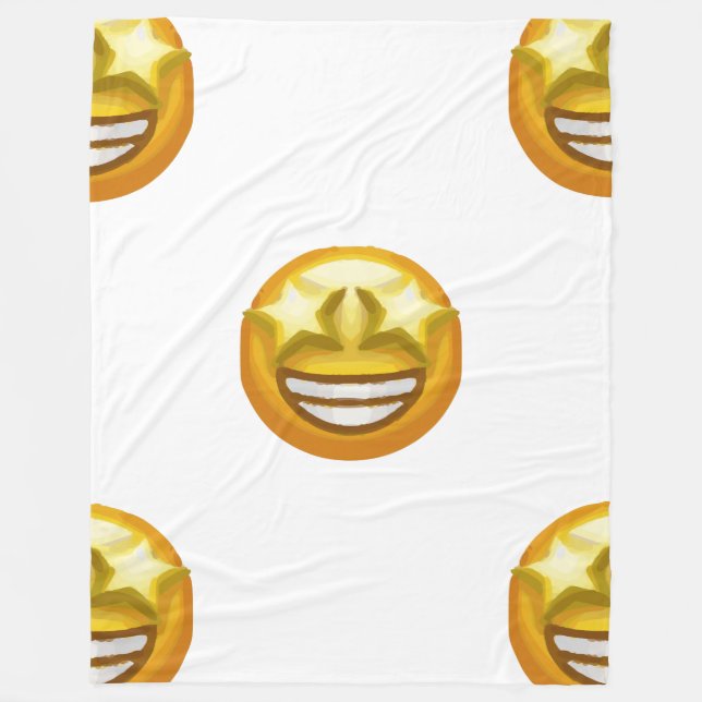 star eyes emoji blanket (Front)