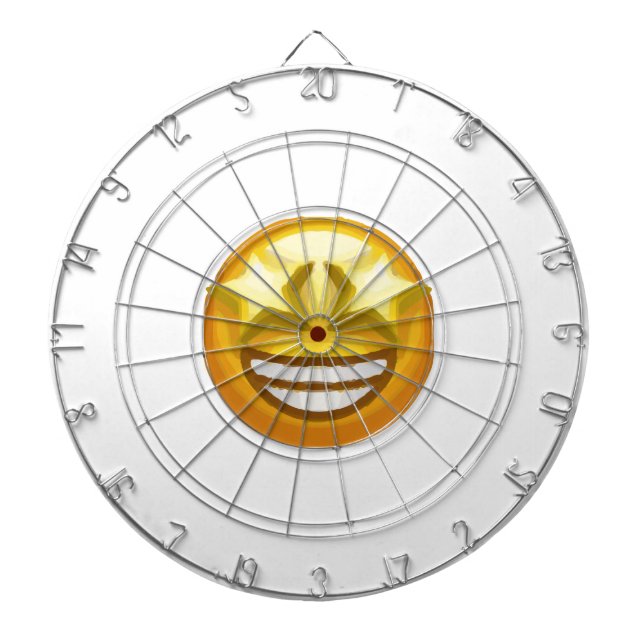 star eyes emoji dartboard (Front)