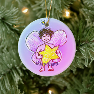 Star Fairy  Ceramic Tree Decoration