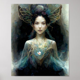Star Fairy Fantasy Art Poster