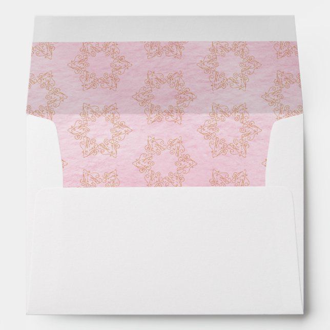 Star Filigree Bat Mitzvah Envelopes (Back (Bottom))