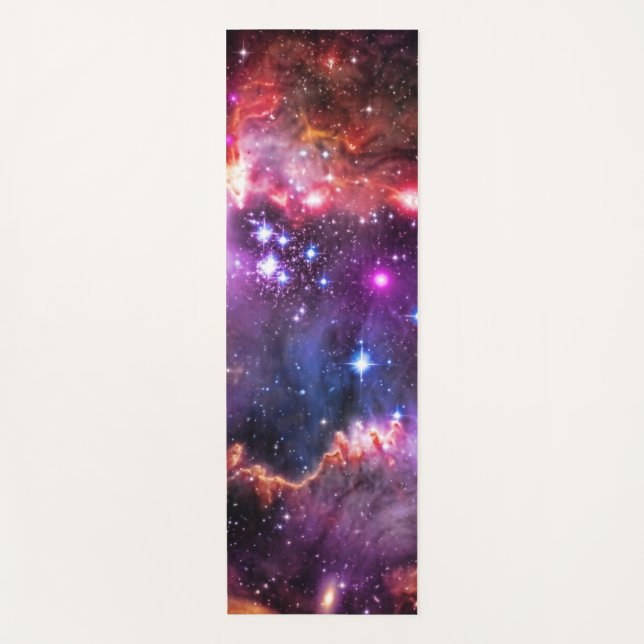 Star-filled Small Magellanic Cloud Wingtip Yoga Mat (Front)