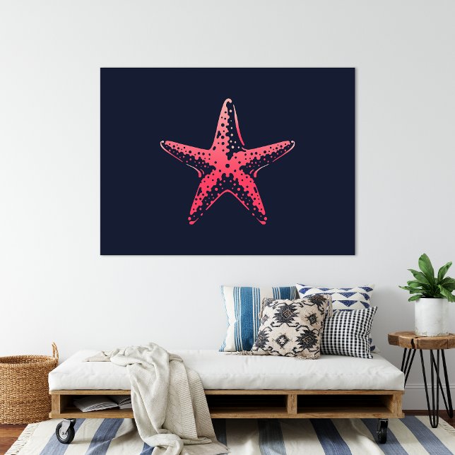 Star Fish Sea Creature Print | Star Fish Print (StarFish Ocean Wall Art Poster Print | Room Print by TinkPrints)