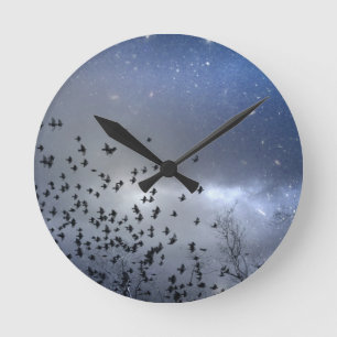 Star Flight  Round Clock