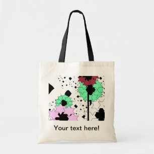 Star flowers tote bag