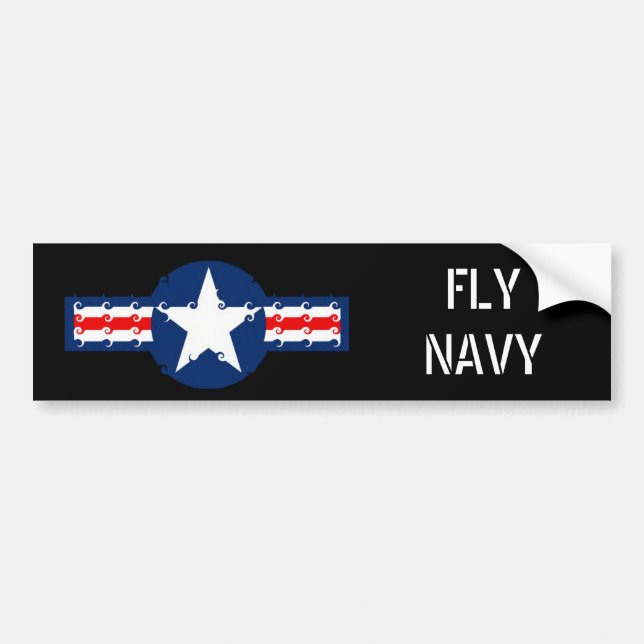 star, FLYNAVY Bumper Sticker (Front)