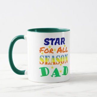 Star For All Season Father's Day Message  Mug