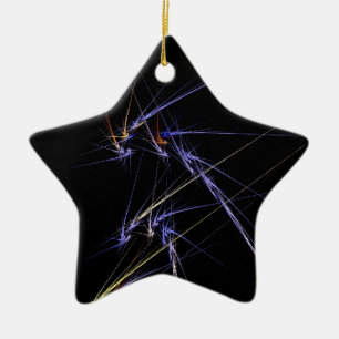 Star for Christmas Tree Ceramic Tree Decoration