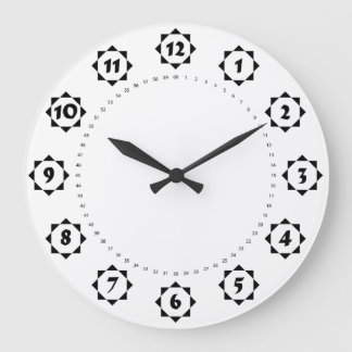 Star form Collection Large Clock