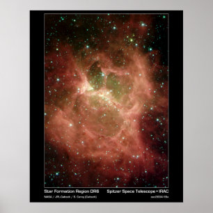 Star Formation Region DRS – Spitzer Telescope Poster
