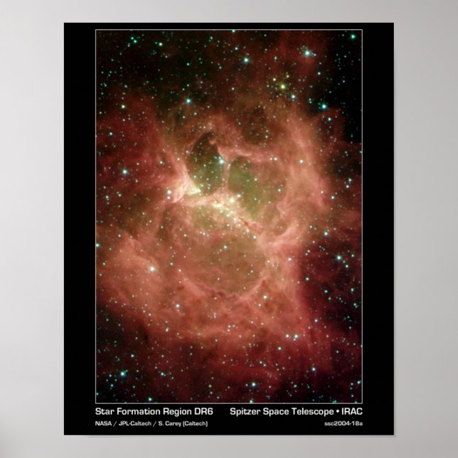 Star Forming Region DR6 Poster (Front)