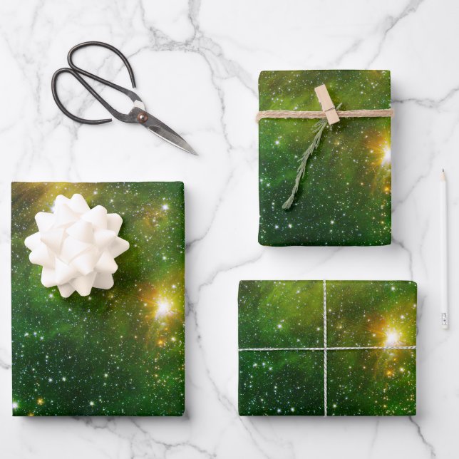 Star Forming Region GL 490 Wrapping Paper Sheet (Front)