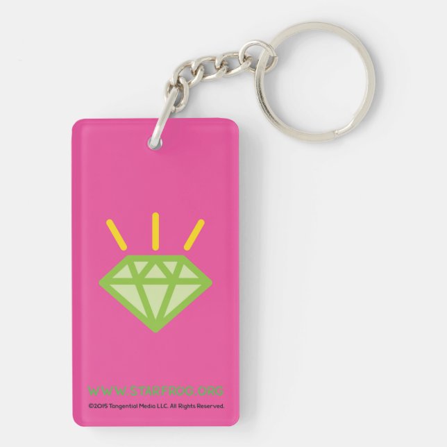 STAR*FROG™ Gem Key Ring (Back)