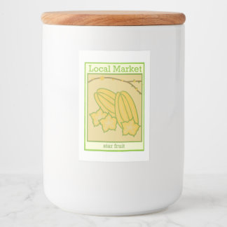 Star fruit sticker