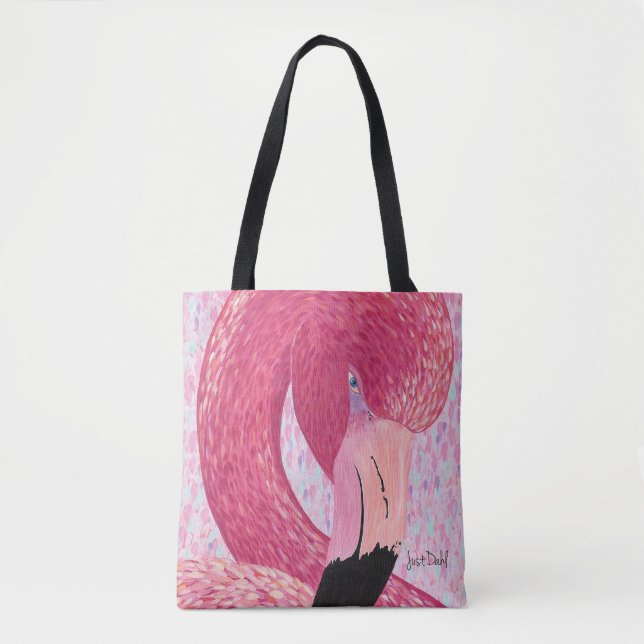 Star Fruit the Flamingo Tote Bag (Front)