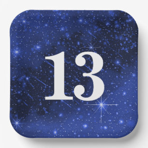 Star Galaxy For 13th Birthday Party   Paper Plate