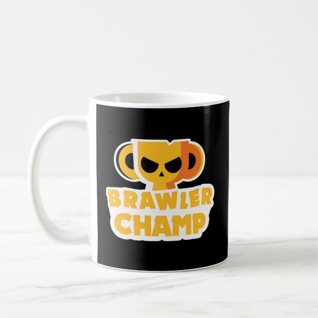 Star Gamer Gaming Stars Brawler Beawl Coffee Mug (Left)