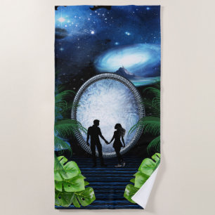 Star-gate-Portal Beach Towel