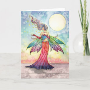 Star Gatherer Fairy Greeting Card