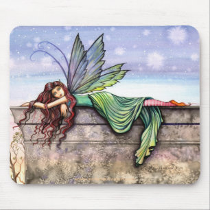 Star Gazer Fairy Mousepad by Molly Harrison