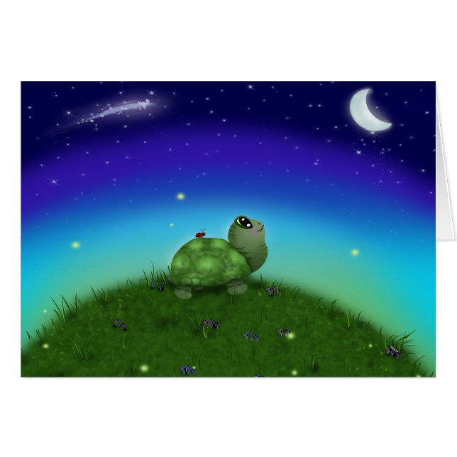 Star Gazing Turtle (Front Horizontal)