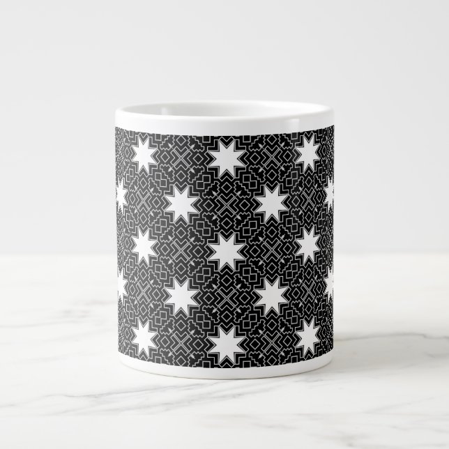 Star Geometric INV Large Coffee Mug (Front)