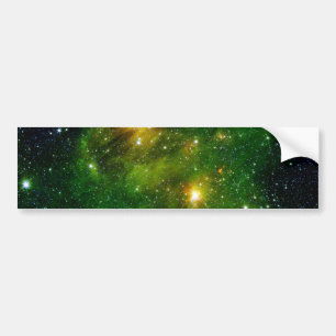 Star GL 490 Green Cluster Space Bumper Sticker