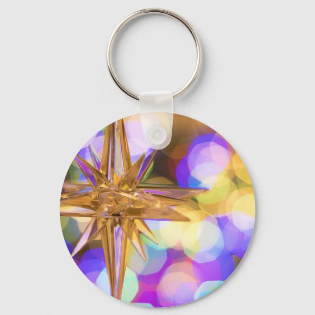 Star Glitter Key Ring (Front)