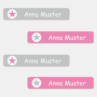 star - gray pink - 96 narrow children