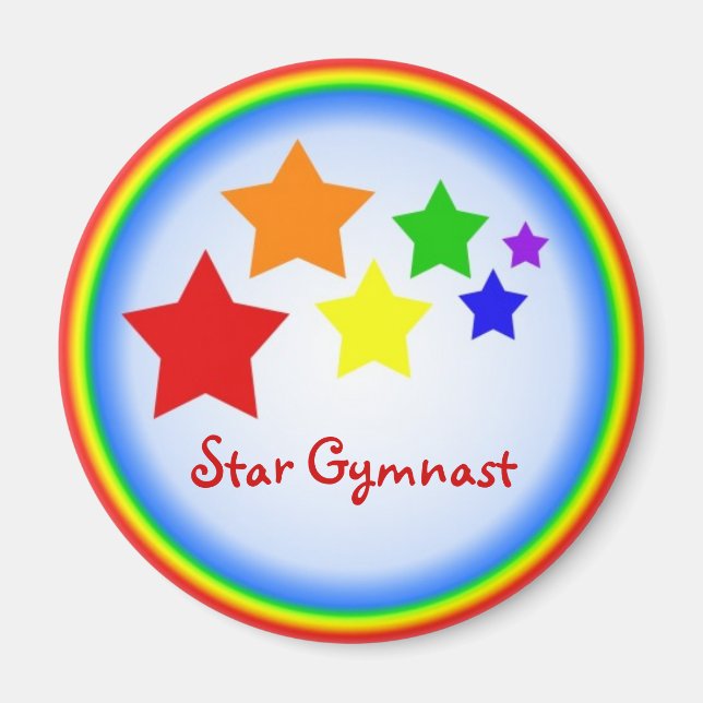 Star Gymnast Magnet (Front)