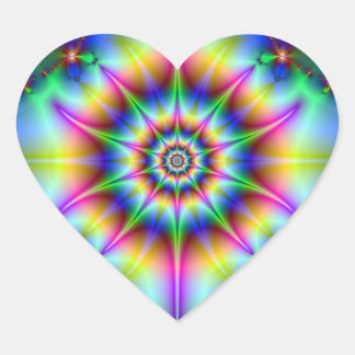 Star Heart Sticker