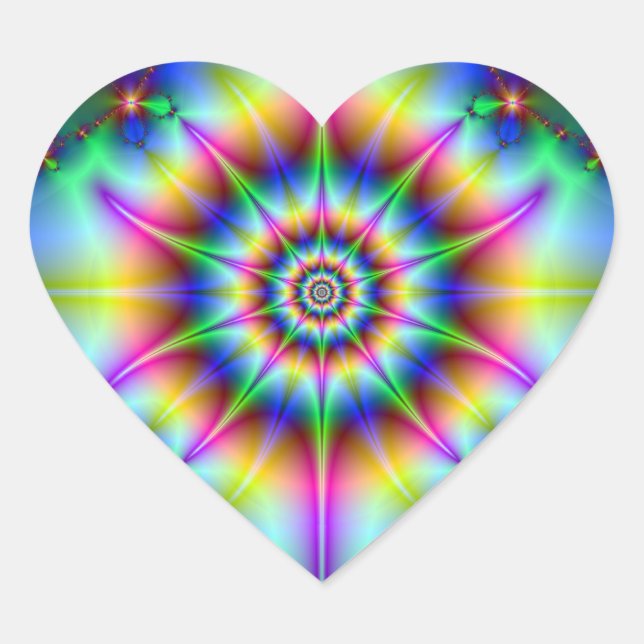 Star Heart Sticker (Front)