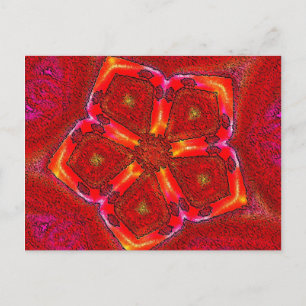 star in red postcard