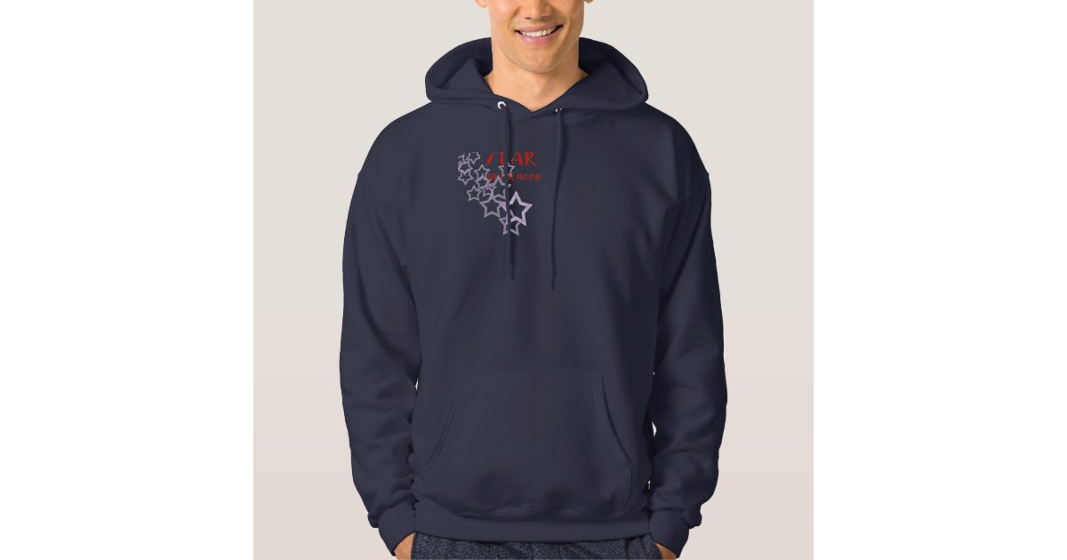 hoodie with star on hood