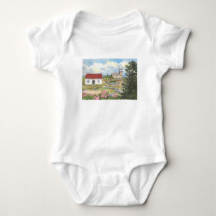 Star Island Room View A View at Isle of Shoals NH Baby Bodysuit