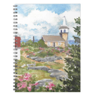 Star Island Room View A View at Isle of Shoals NH Notebook