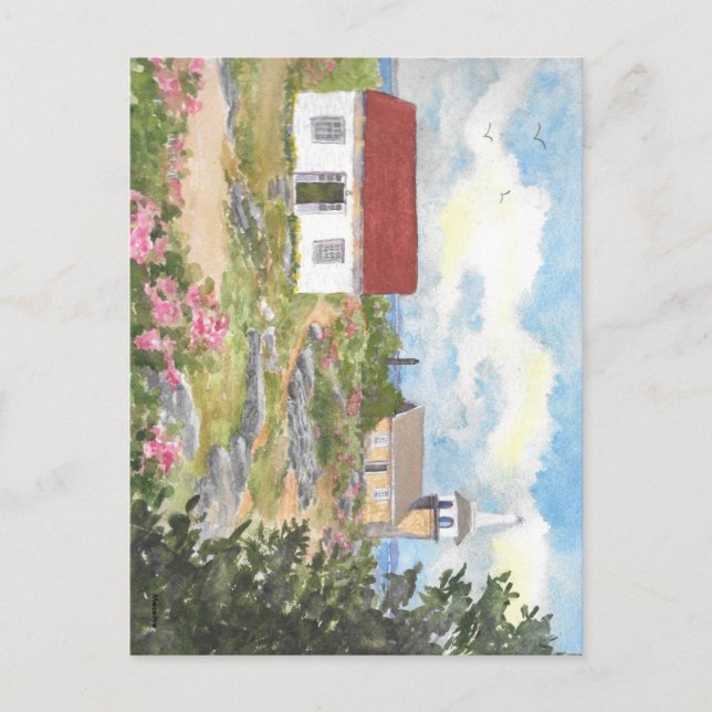 Star Island Room View A View at Isle of Shoals NH Postcard (Front)