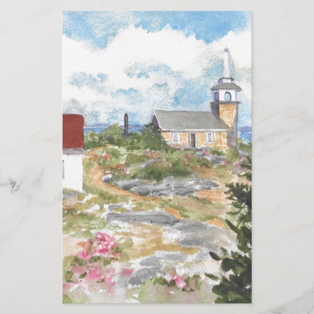 Star Island Stationary Stationery (Front)