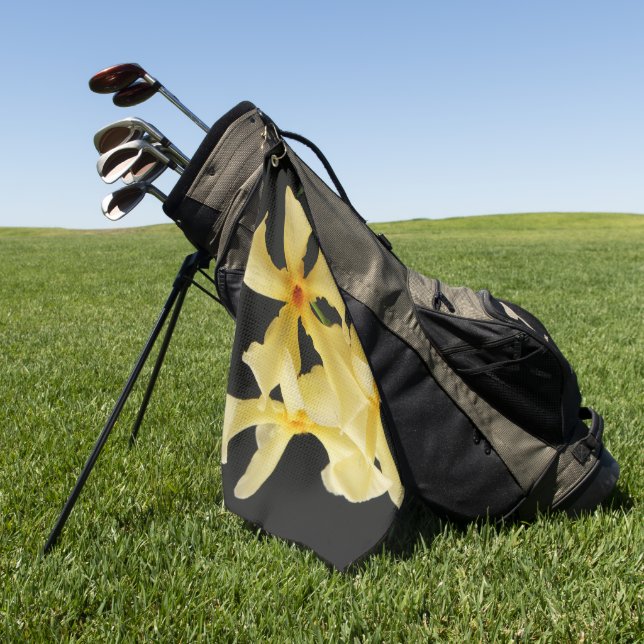 Star Jasmine Flower gtcna Golf Towel (Green)