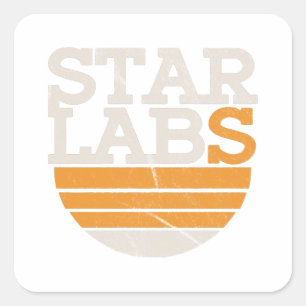 Star Labs Logo Square Sticker
