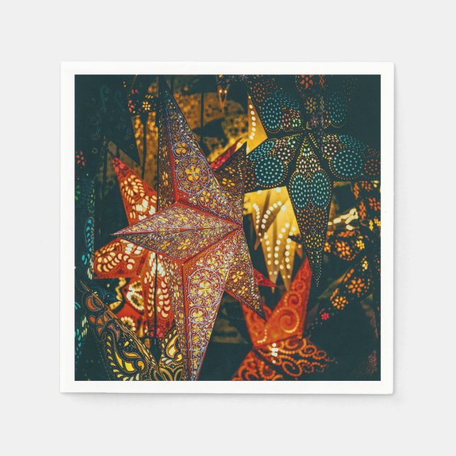 Star Lanterns Napkin (Front)