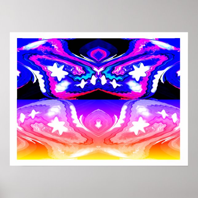 Star life in outer space art poster (Front)