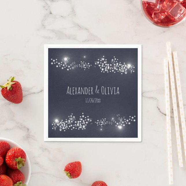 Star Light Bridal Shower Napkins (Insitu)