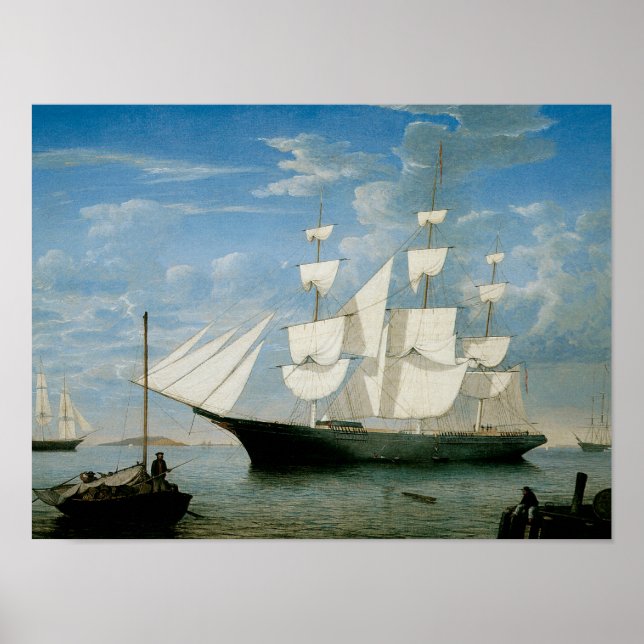 Star Light in Boston Harbour Poster (Front)